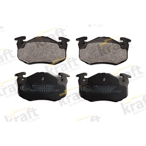 Sada brzdových platničiek kotúčovej brzdy KRAFT AUTOMOTIVE 6015030