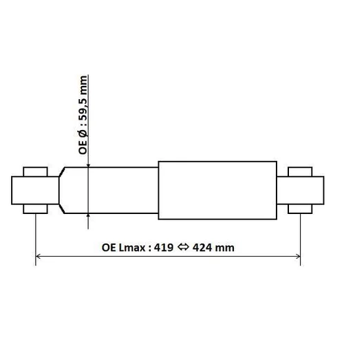 Tlmič pérovania 3450001 /KYB/ - obr. 1