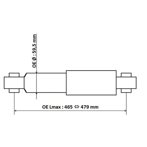 Tlmič pérovania 3450023 /KYB/ - obr. 1