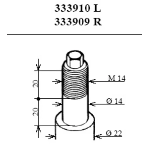 Tlmič pérovania 333910 /KYB/ - obr. 1
