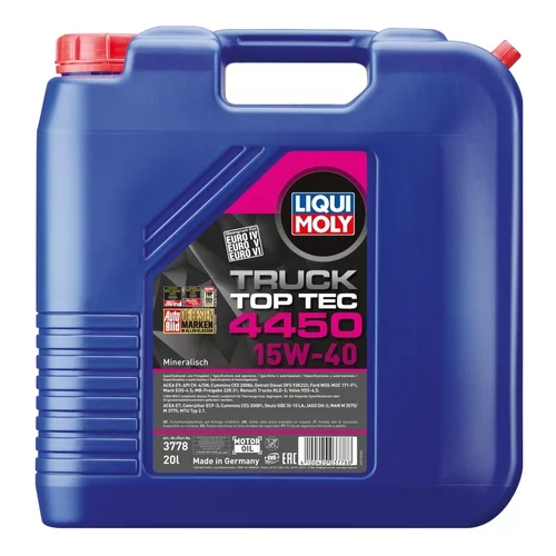 Motorový olej 3778 (Liqui Moly) - obr. 1