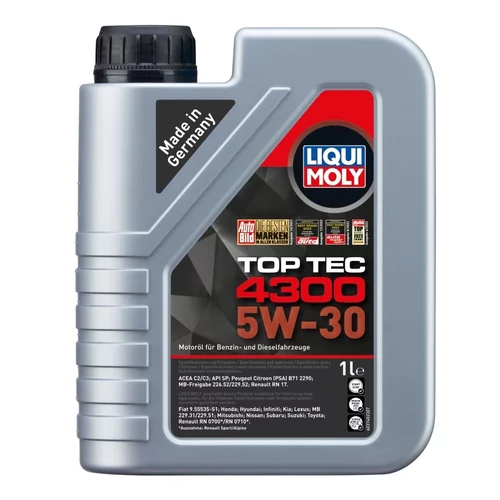 Motorový olej Top Tec 4300 5W-30 1L (Liqui Moly) - obr. 1