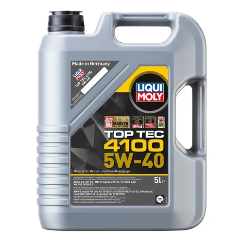 Motorový olej Top Tec 4100 5W-40 5L (Liqui Moly) - obr. 1