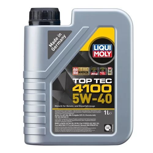 Motorový olej Top Tec 4100 5W-40 1L (Liqui Moly) - obr. 1