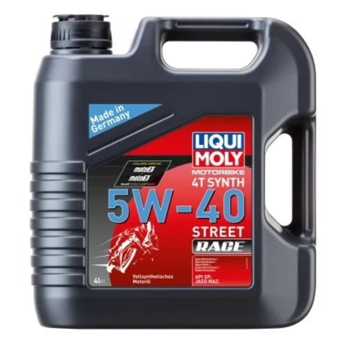 Motorový olej  Motorbike 4T Synth 5W-40 Street Race 4L (Liqui Moly) - obr. 1