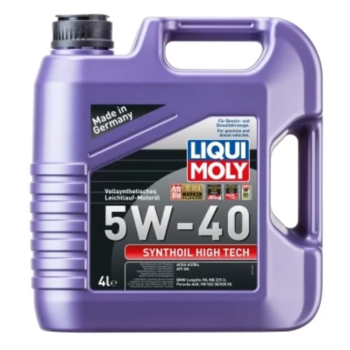 Motorový olej Synthoil High Tech 5W-40 4L (Liqui Moly) - obr. 1