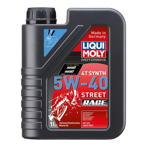 Motorový olej  Motorbike 4T Synth 5W-40 Street Race 1L (Liqui Moly) - obr. 1