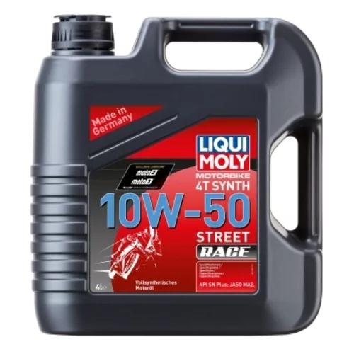 Motorový olej  Motorbike 4T Synth 10W-50 Street Race 4L (Liqui Moly) - obr. 1