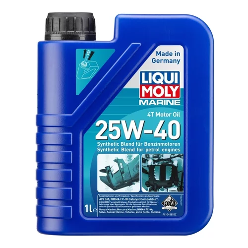 Motorový olej  Marine 4T 25W-40 1L (Liqui Moly) - obr. 1