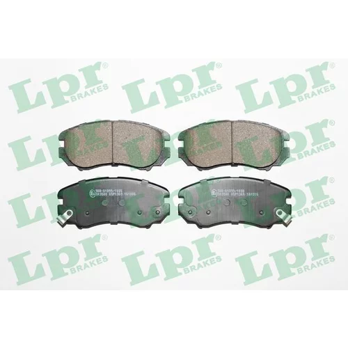 Sada brzdových platničiek kotúčovej brzdy LPR 05P1369