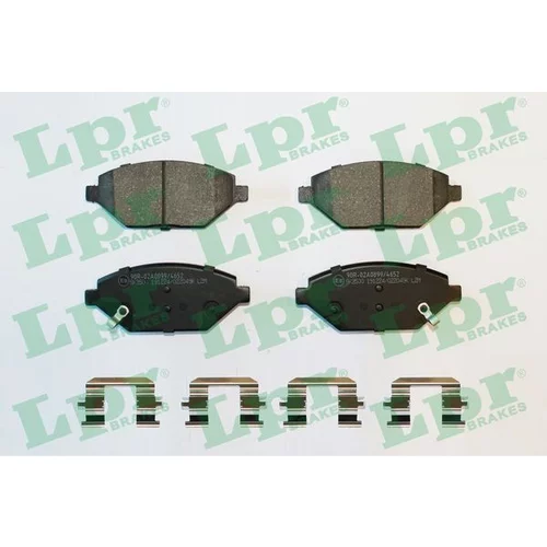 Sada brzdových platničiek kotúčovej brzdy LPR 05P2049K