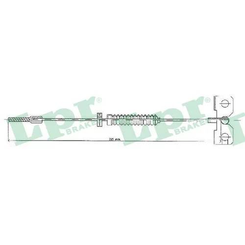 Ťažné lanko parkovacej brzdy C1066B /LPR/