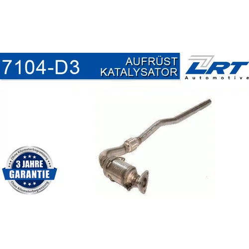 Prestavba/úprava katalyzátora LRT 7104-D3
