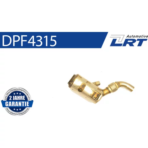 Filter sadzí/pevných častíc výfukového systému LRT DPF4315