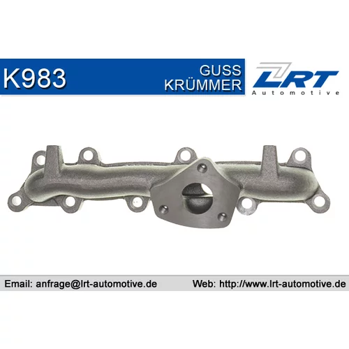 Zberné potrubie výfuku LRT K983