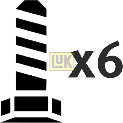 Sada skrutiek spojky LuK 411 0034 11