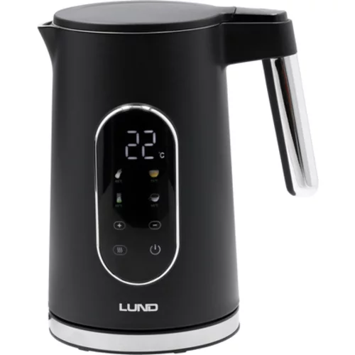 ELEKTRICKÁ VARNÁ KONVICA 1,7L, REGULÁCIA TEPLOTY, ČIERNA /LUND/ - obr. 1