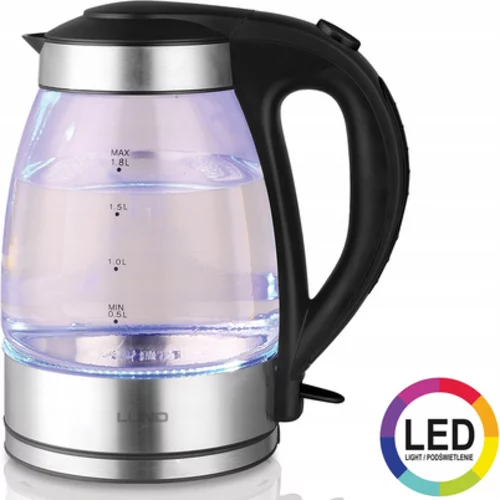 ELEKTRICKÁ SKLENENÁ LED VARNÁ KONVICA 1,8L /LUND/ - obr. 2
