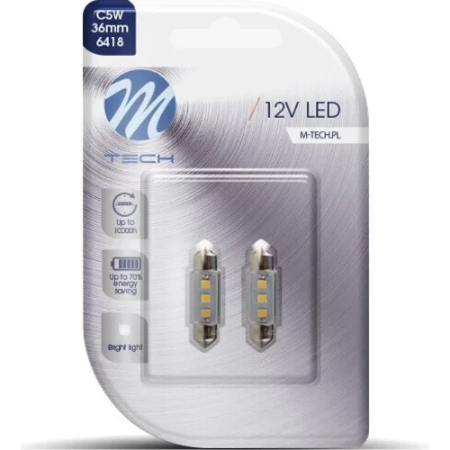 Žiarovka osvetlenia poznávacej značky LB090W /M-TECH/
