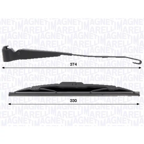 Sada ramienka stierača, čistenie okien MAGNETI MARELLI 000723180436