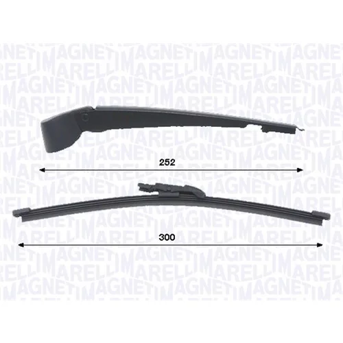 Sada ramienka stierača, čistenie okien MAGNETI MARELLI 000723180455
