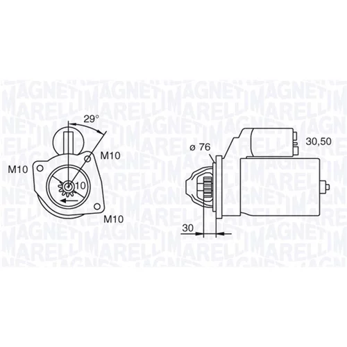 Štartér 063280010010 (MAGNETI MARELLI)