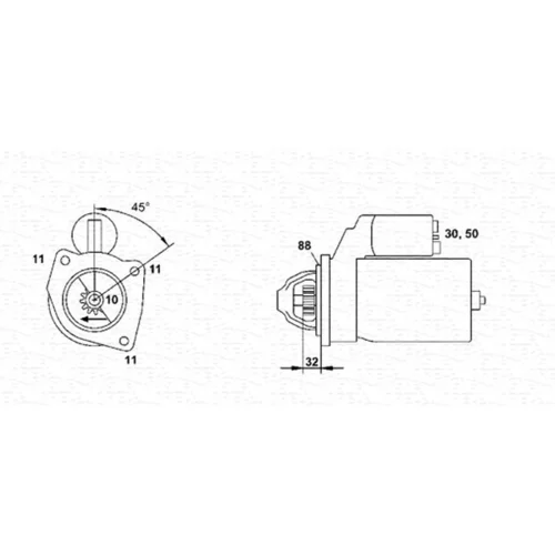 Štartér MAGNETI MARELLI 063280040010