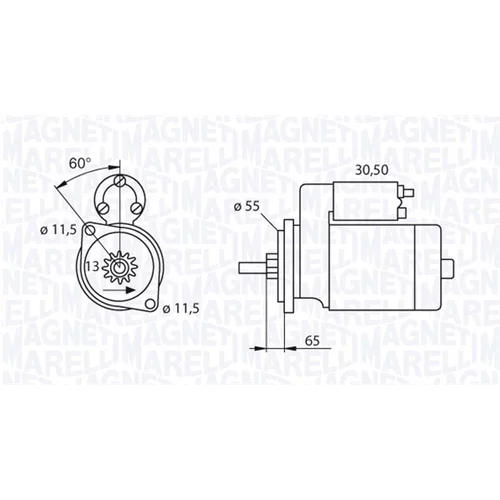Štartér MAGNETI MARELLI 063280050010