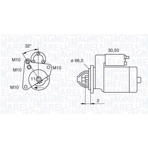 Štartér MAGNETI MARELLI 063521081800