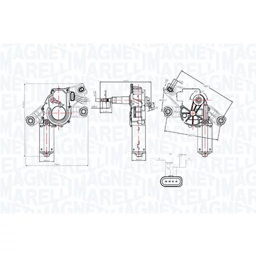 Motor stieračov 064061400010 (MAGNETI MARELLI) - obr. 1