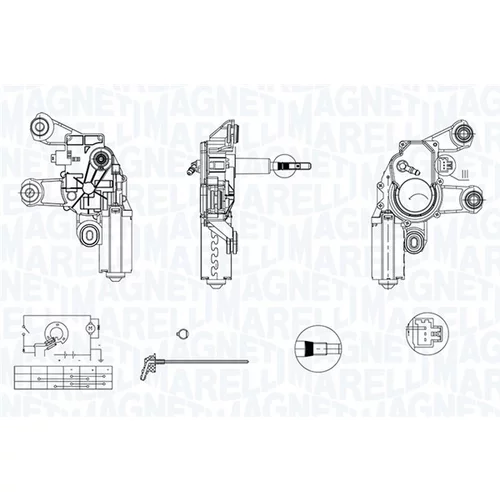 Motor stieračov MAGNETI MARELLI 064342008010