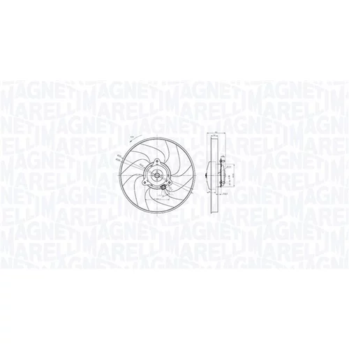 Ventilátor chladenia motora MAGNETI MARELLI 069422866010