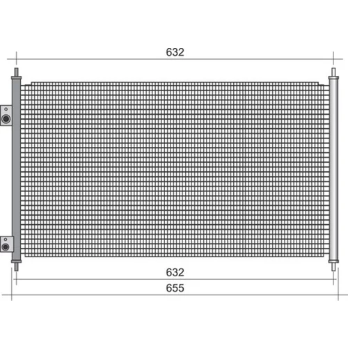 Kondenzátor klimatizácie MAGNETI MARELLI 350203386000