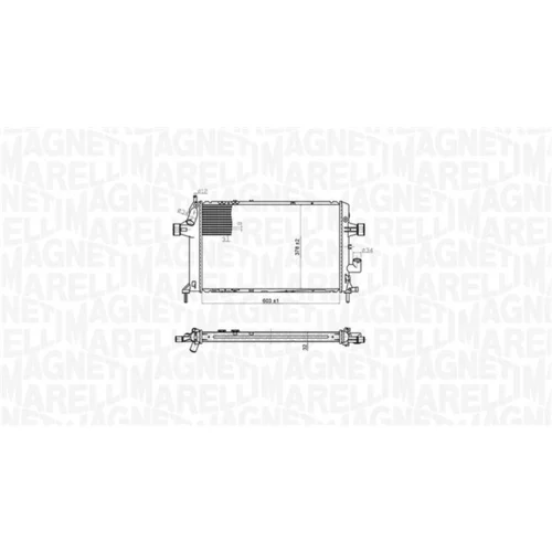 Chladič motora 350213176700 (MAGNETI MARELLI) - obr. 1