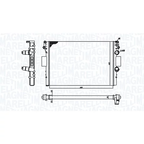 Chladič motora MAGNETI MARELLI 350213184400