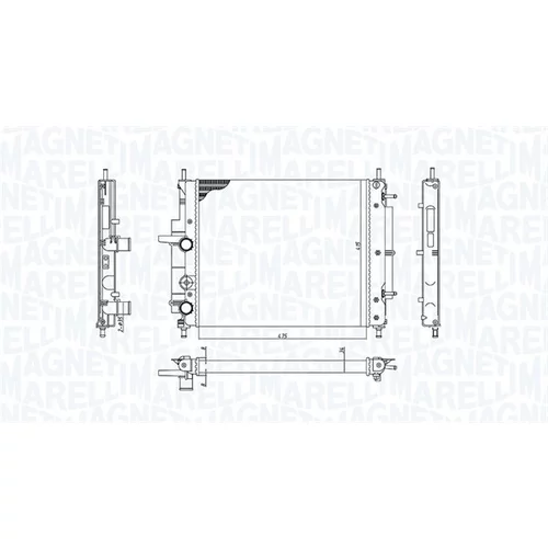 Chladič motora MAGNETI MARELLI 350213194300