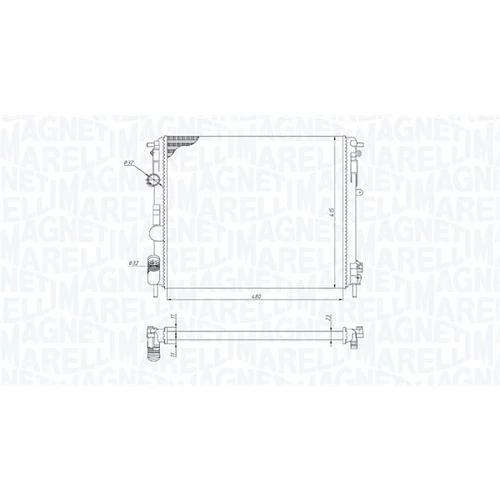 Chladič motora 350213195200 (MAGNETI MARELLI) - obr. 1