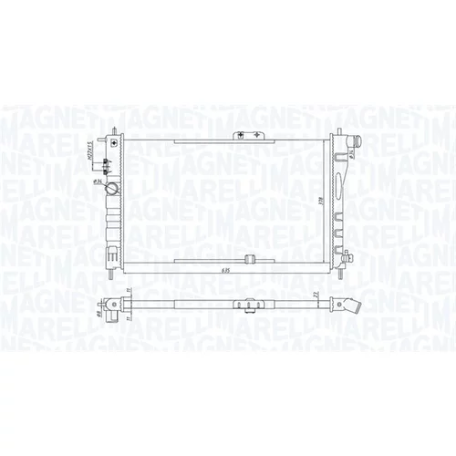 Chladič motora MAGNETI MARELLI 350213199800