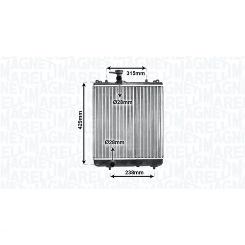 Chladič motora 350213967000 (MAGNETI MARELLI) - obr. 1