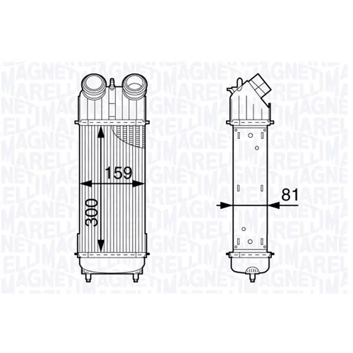 Chladič plniaceho vzduchu MAGNETI MARELLI 351319202030