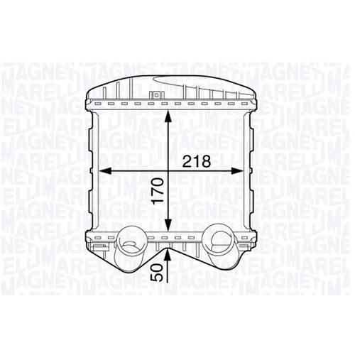 Chladič plniaceho vzduchu MAGNETI MARELLI 351319202340