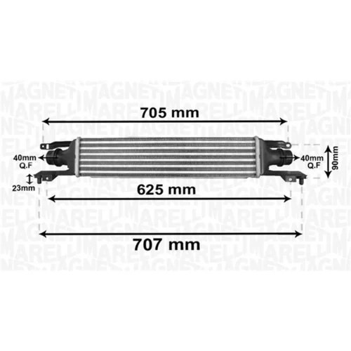 Chladič plniaceho vzduchu 351319204120 (MAGNETI MARELLI)