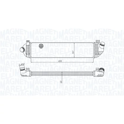 Chladič plniaceho vzduchu MAGNETI MARELLI 351319204370