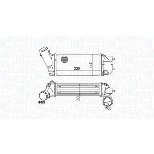 Chladič plniaceho vzduchu MAGNETI MARELLI 351319204680