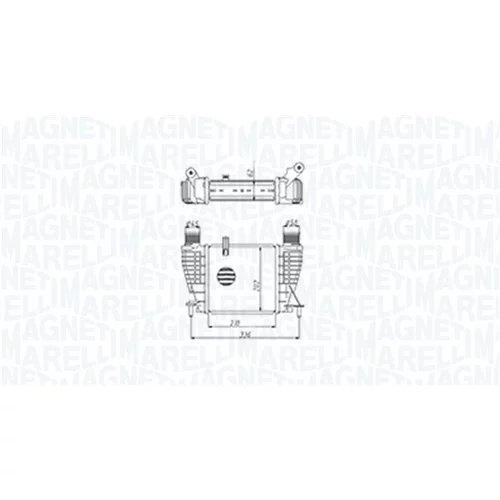 Chladič plniaceho vzduchu MAGNETI MARELLI 351319205320