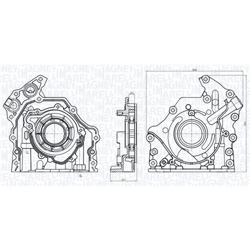 Olejové čerpadlo 351516000008 (MAGNETI MARELLI) - obr. 1