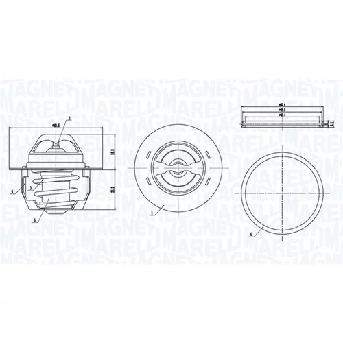 Termostat chladenia 352317005140 (MAGNETI MARELLI)