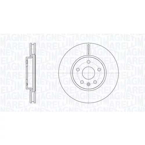 Brzdový kotúč MAGNETI MARELLI 361302040104