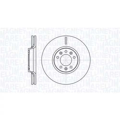 Brzdový kotúč MAGNETI MARELLI 361302040114