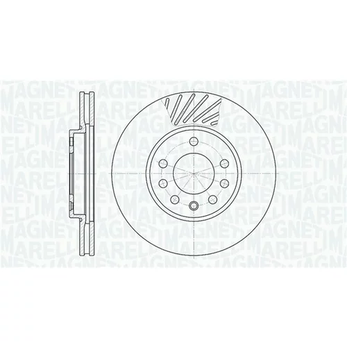 Brzdový kotúč MAGNETI MARELLI 361302040210